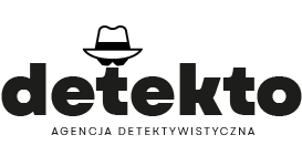 detekto_black logo biura detektywistycznego Detekto Wejherowo, Reda, Rumia, Gdańsk